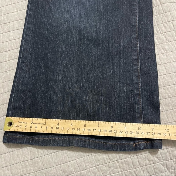 LANE BRYANT Distinctly Boot Cut Jeans Dark Wash Stretch Size 28 - Picture 9 of 11